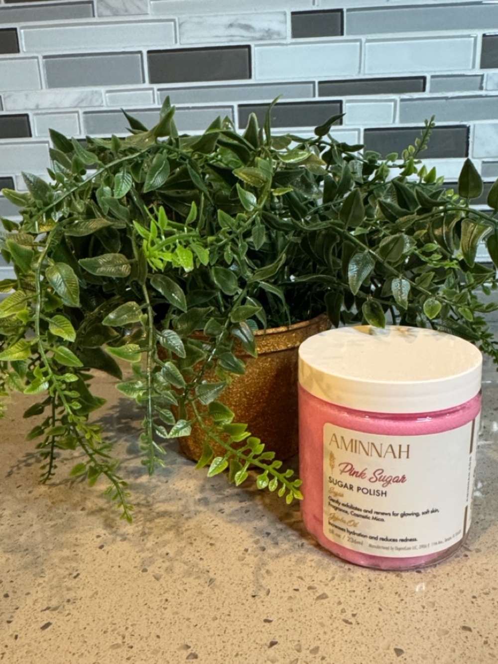 AMINNAH - Pink Sugar Sugar Polish